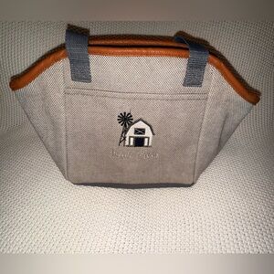 Thirty-One Gray and Brown Lunch Bag